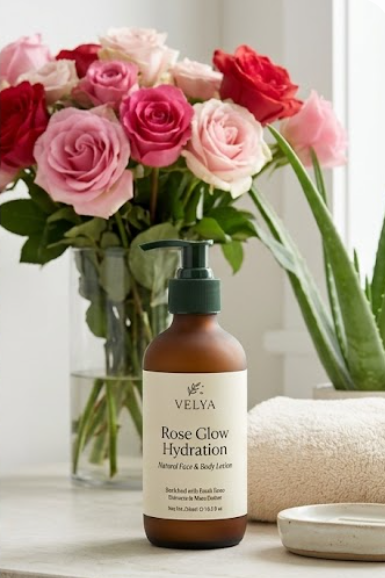 Rose Face & Body Lotion
